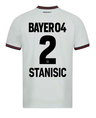 23-24 Bayer Leverkusen JOSIP STANISIC 2 Away Soccer Jersey