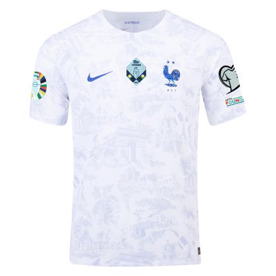 2022 France Away Euro 2024 Qualifying Badge Jersey (Player Version)