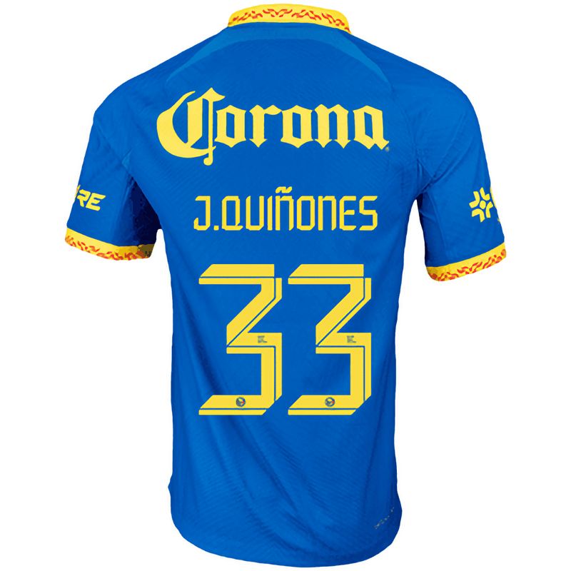 Club America Away Julián Quiñones 33 Jersey 2023-24 (Player Version)