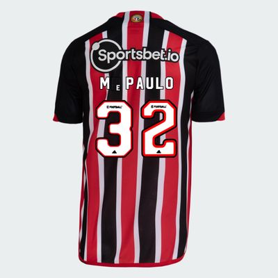 Sao Paulo FC Marcos Paulo 32 Away Jersey 2023/24