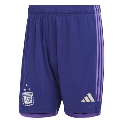 2022 Argentina Away Soccer Short Navy 3 Star