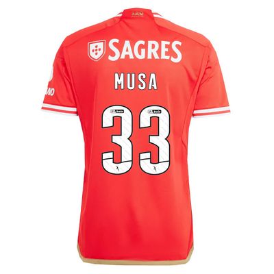 Benfica  Home MUSA 33 Jersey Shirt 23-24