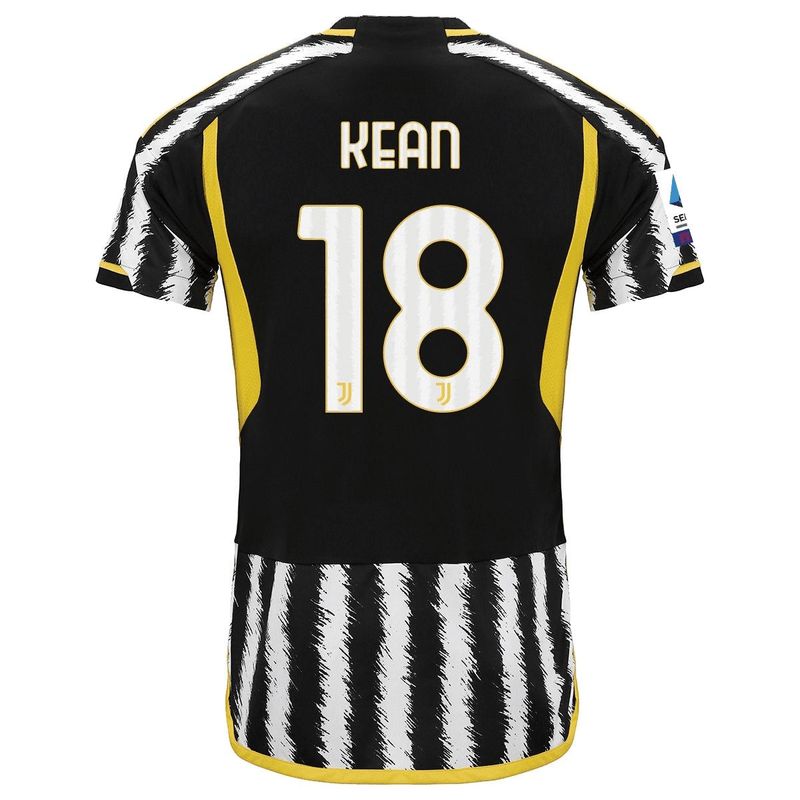 Juventus Home Moises Kean #18 Jersey 2023-2024 (Player Version)