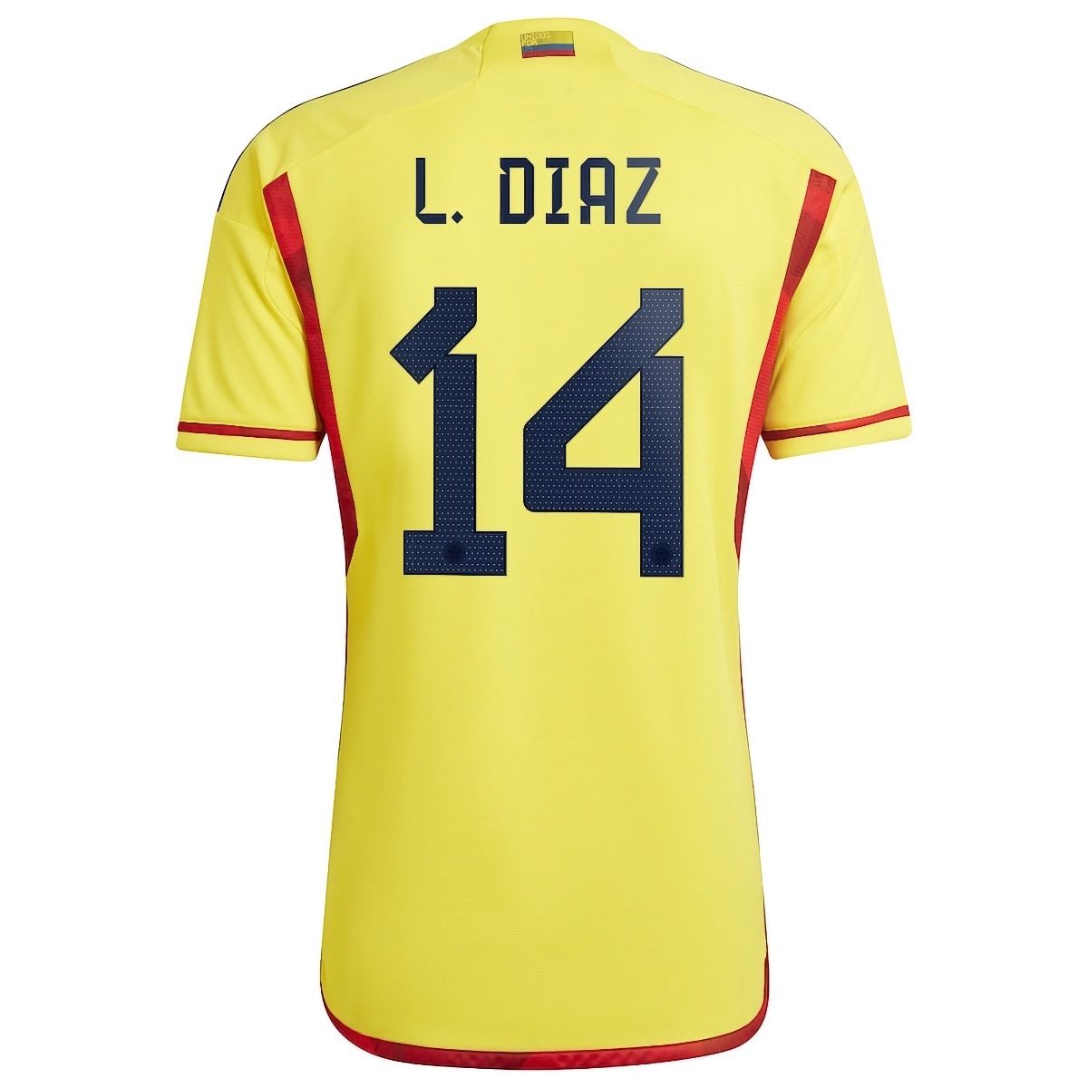 Camiseta Colombia Luis Diaz #14 Home Jersey 2022/2023