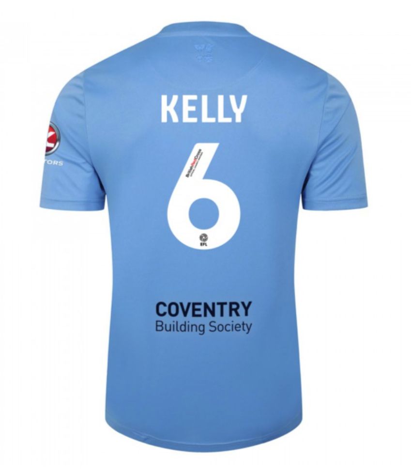 23-24 Coventry City 6 KELLY Home Jersey