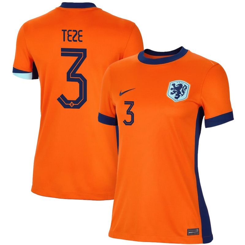 2024 Netherlands Teze 3 Home Women Jersey