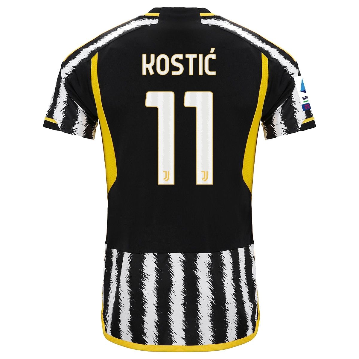 Juventus Home Filip Kostić #11 Jersey 2023-2024 (Player Version)