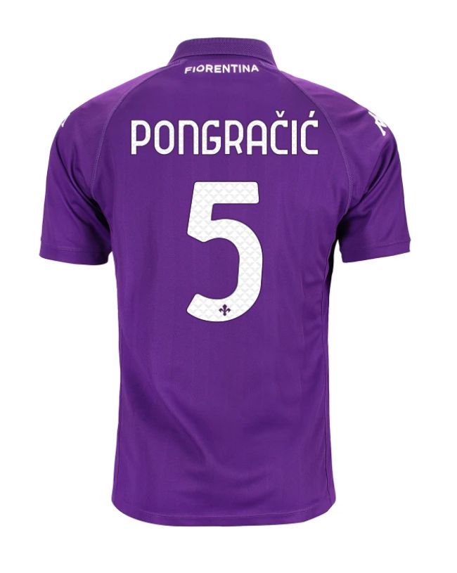 24-25 Fiorentina Home PONGRAČIĆ 5 Jersey