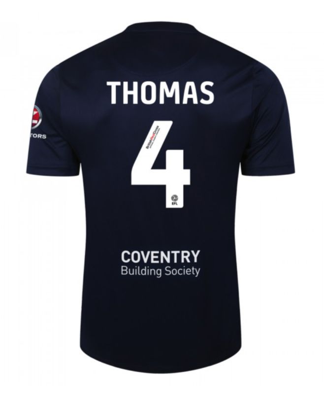 23-24 Coventry City 4 THOMAS Away Jersey