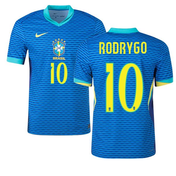 2024 Brazil RODRYGO 10 Away Jersey (Player Version)