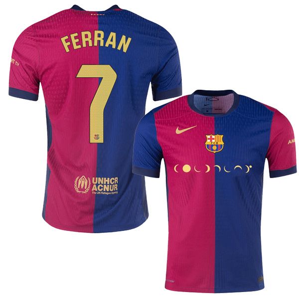 24-25 Barcelona Home FERRAN 7 Jersey Coldplay El Clasico Kit (Player Version)