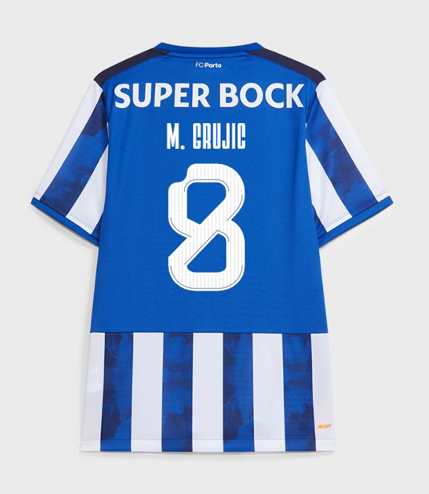 24-25 Porto Home M. Grujic 8 Europa League Jersey