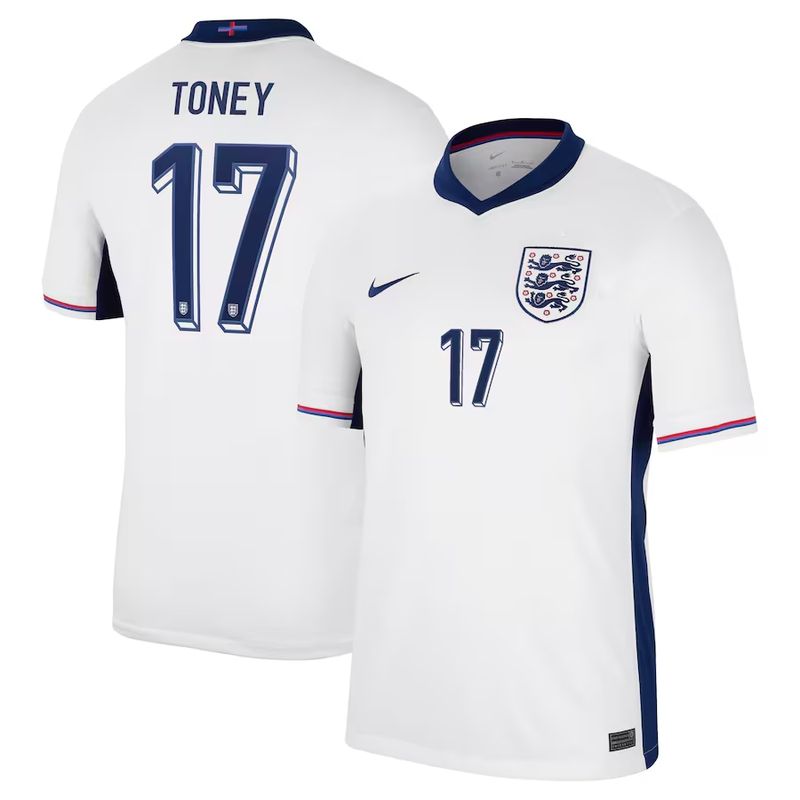 2024 England Toney 17 Home Jersey