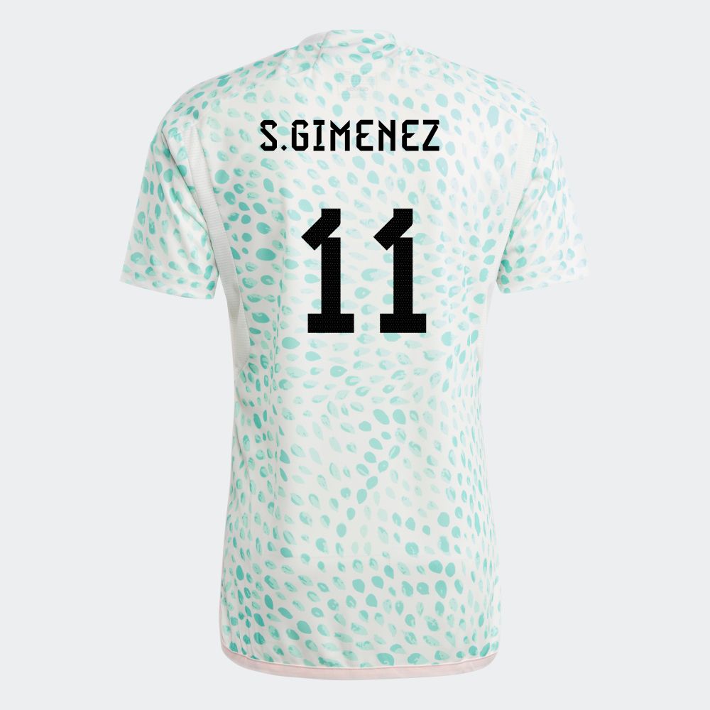 Mexico Santiago Giménez 11 Away Jersey 2023