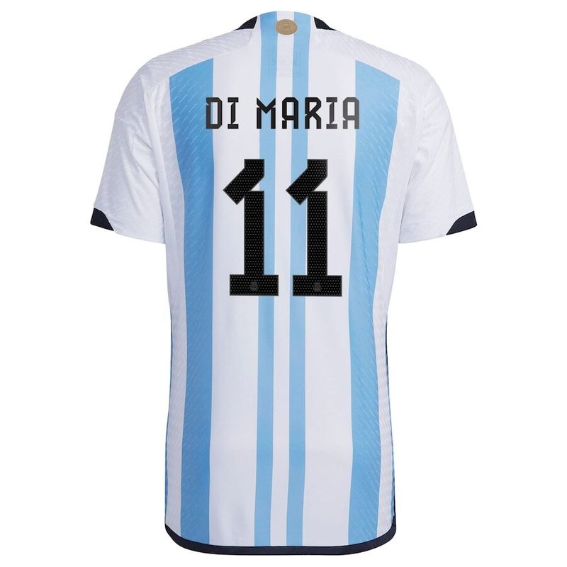 Argentina World Cup Angel Di Maria 11 Home Jersey 2022 (Player Version)