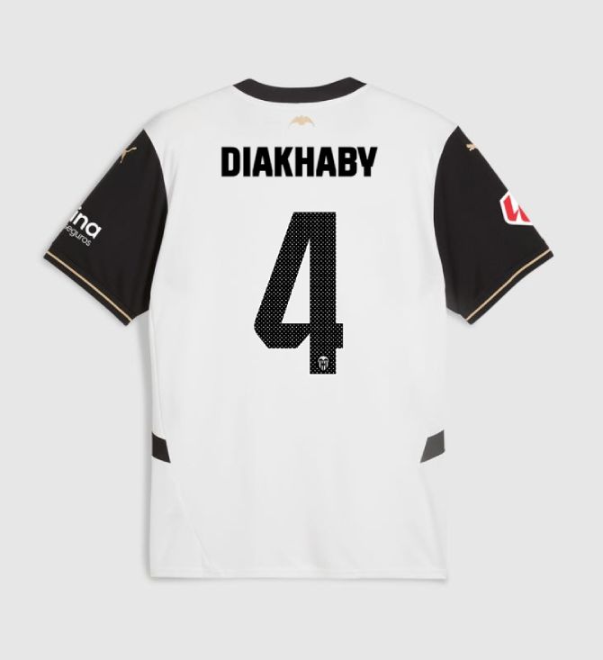 24-25 Valencia Home DIAKHABY 4 Jersey