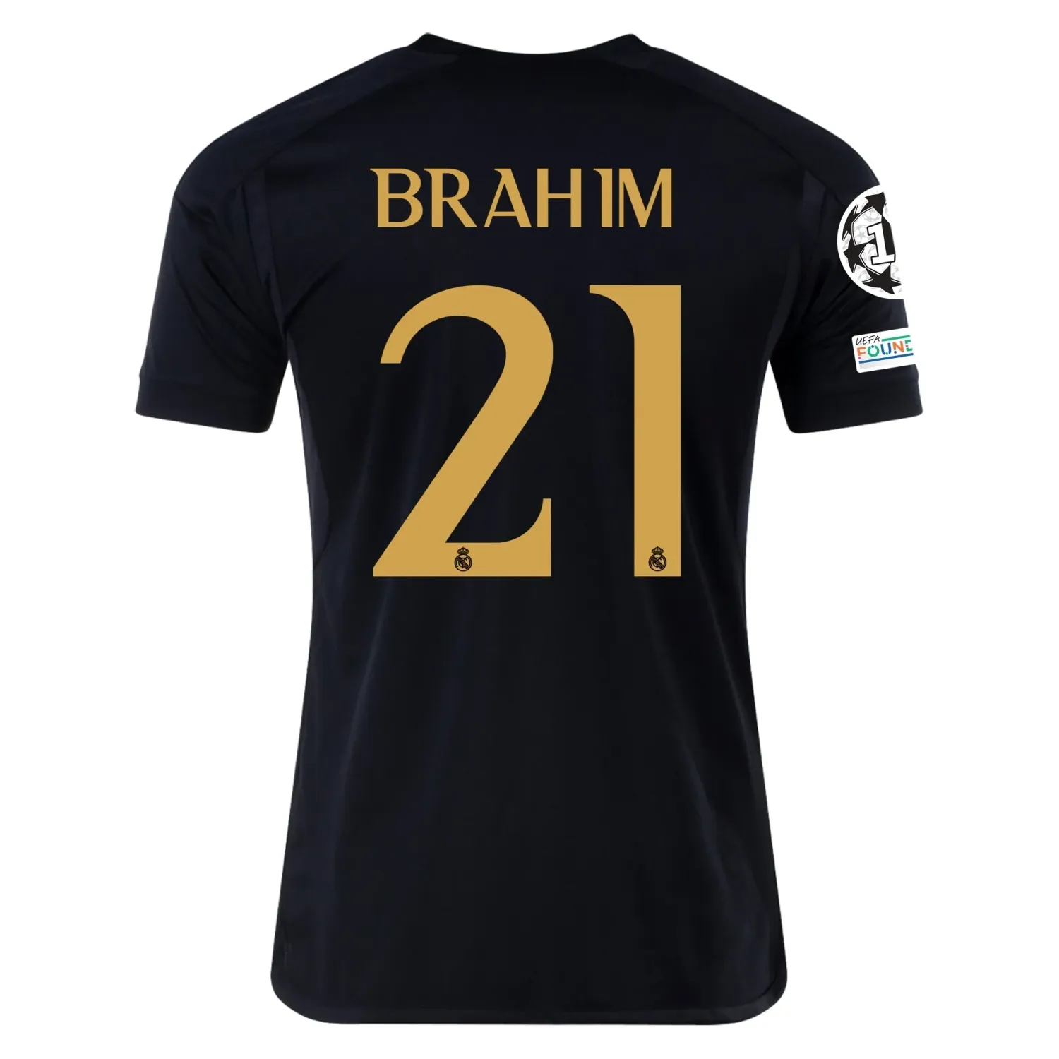 Real Madrid Brahim Díaz Third Jersey 2023/2024 With Champions League + Club World Cup Patches