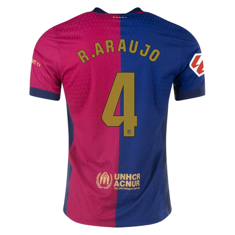 24-25 Barcelona Home R.Araujo 4 Jersey (Player Version)