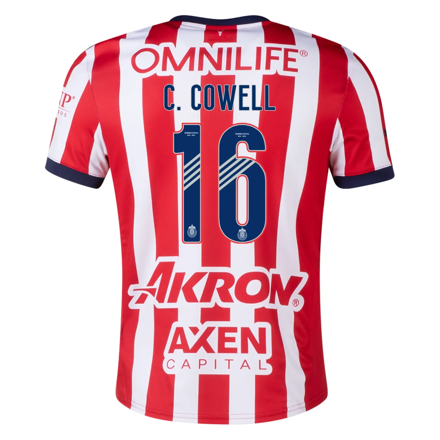 24-25 Chivas C. Cowell 16 Home Jersey