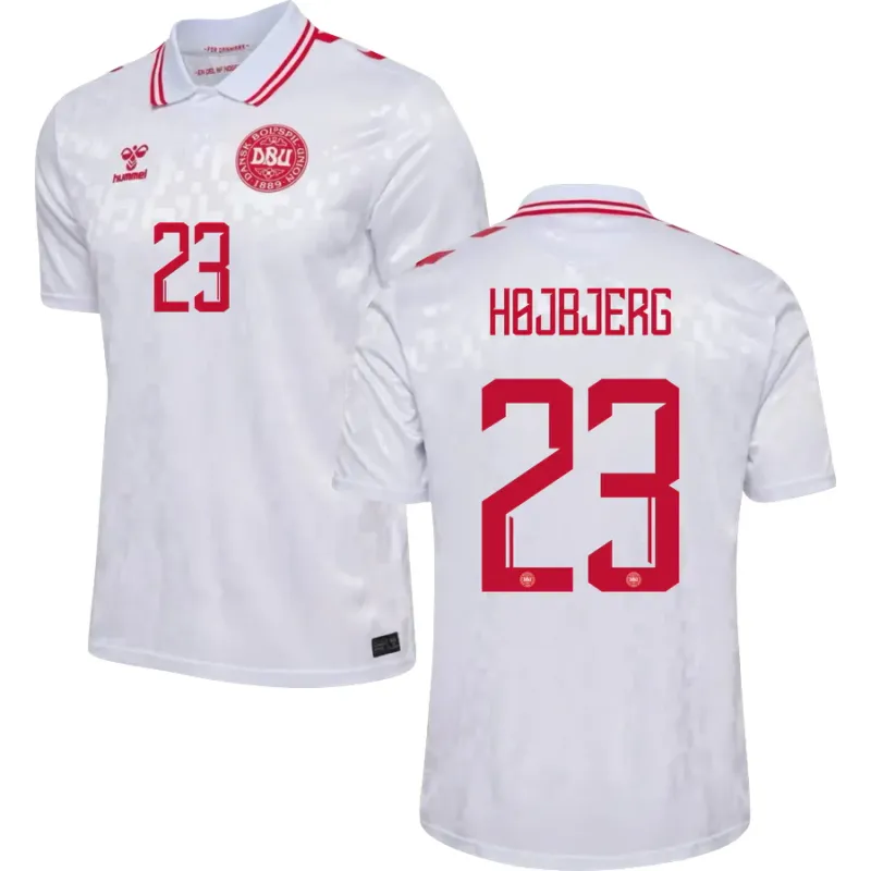 2024 Denmark HOJBJERG 23 Away Jersey