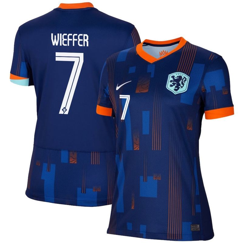 2024 Netherlands Wieffer 7 Away Women Jersey