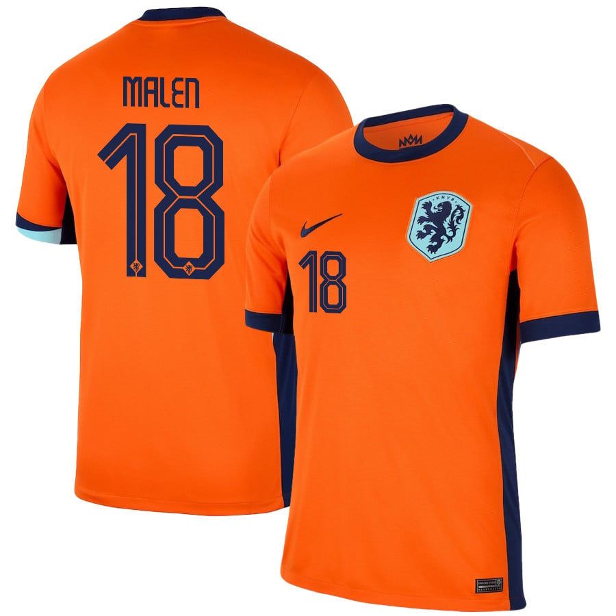 2024 Netherlands Malen 18 Home Jersey