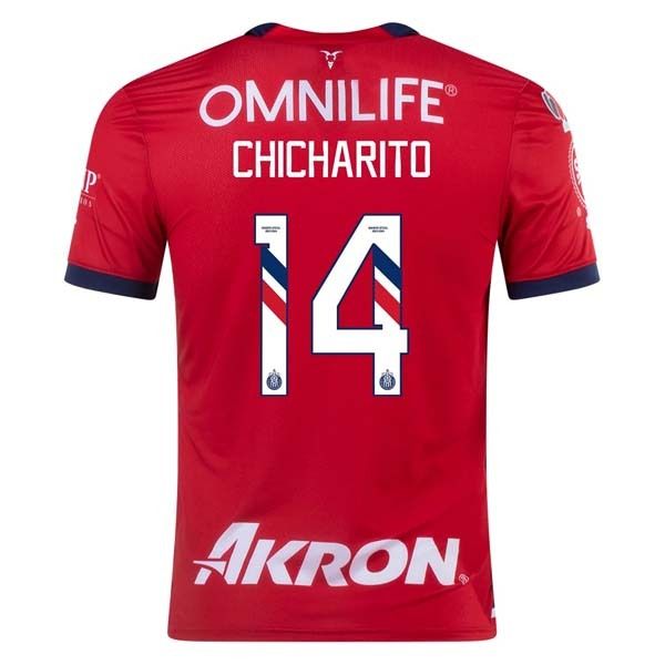 23-24 Chivas CHICHARITO #14 Home Jersey