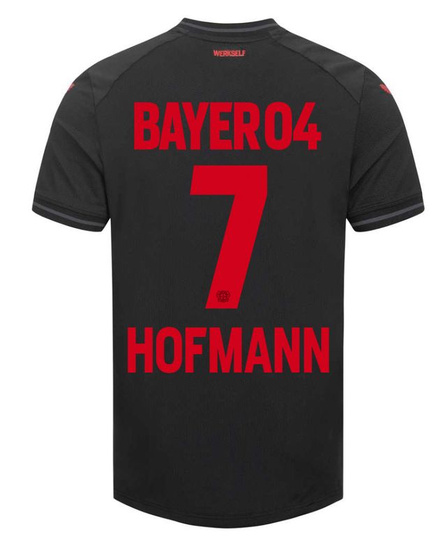 23-24 Bayer Leverkusen  JONAS HOFMANN 7 Home Soccer Jersey