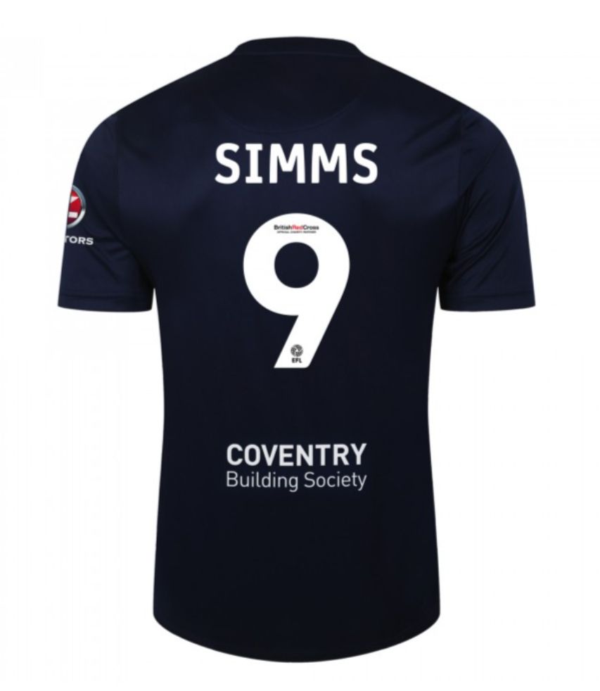 23-24 Coventry City 9 SIMMS Away Jersey