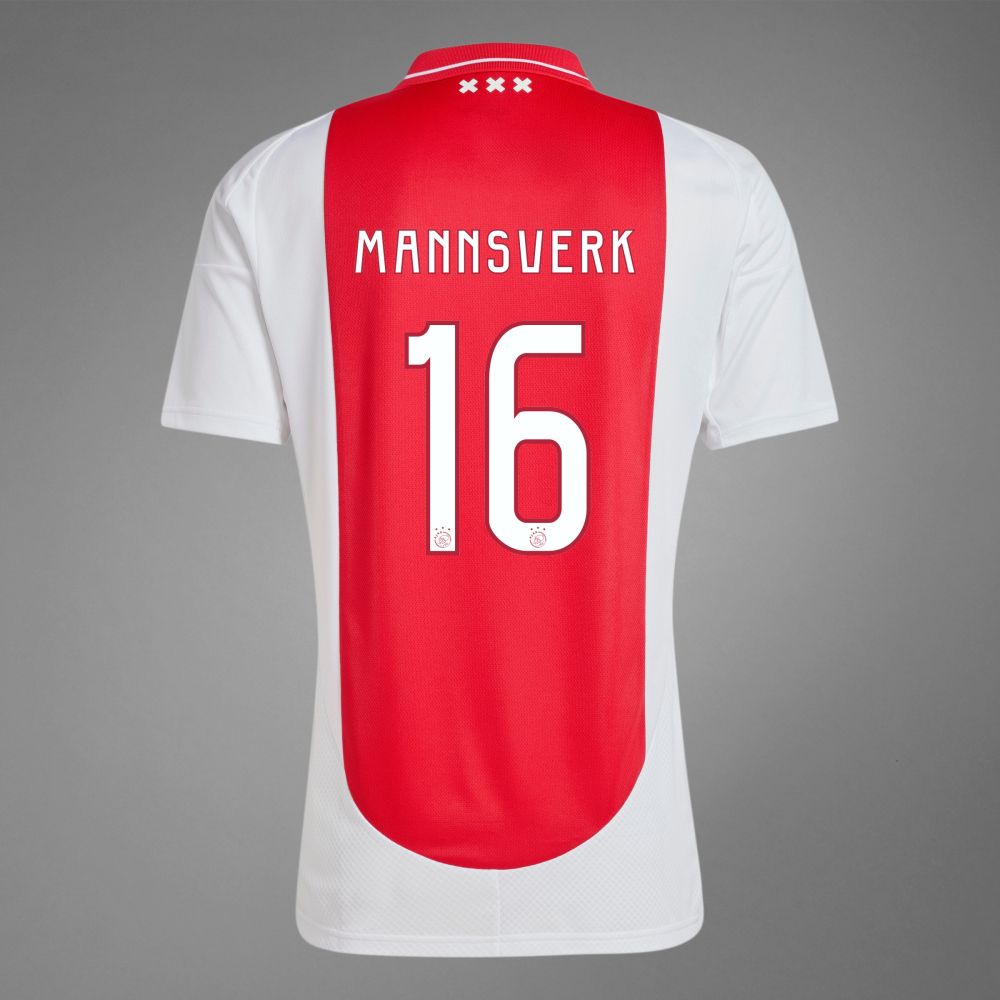 24-25 Ajax MANNSVERK 16 Home Jersey