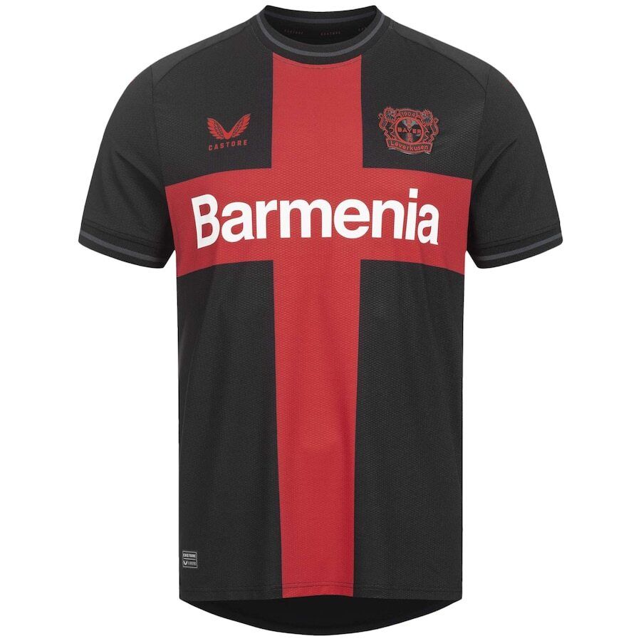 23-24 Bayer Leverkusen Home Soccer Jersey