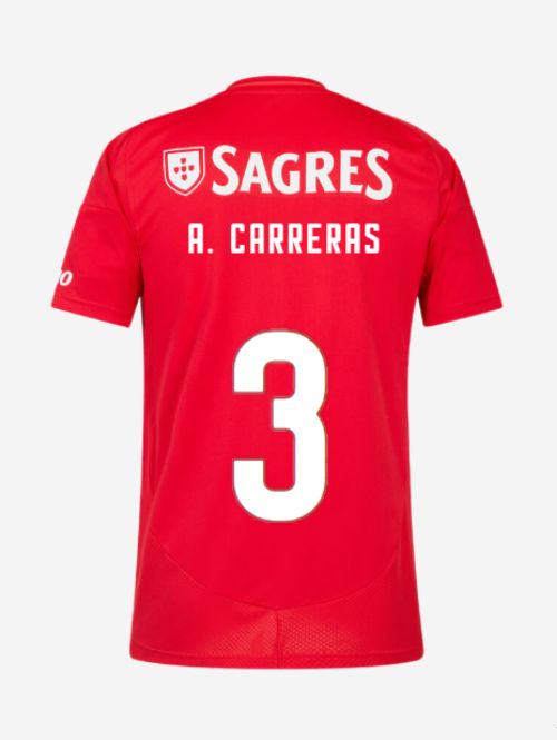 24-25 Benfica Home A. CARRERAS 3 Jersey