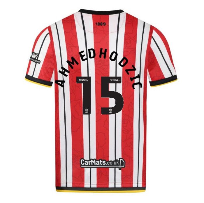 24-25 Sheffield United Home AHMEDHODZIC 15 Jersey