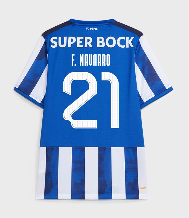 24-25 Porto Home F. Navarro 21 Europa League Jersey