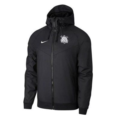 Corinthians Black  Windrunner Jacket 21/22