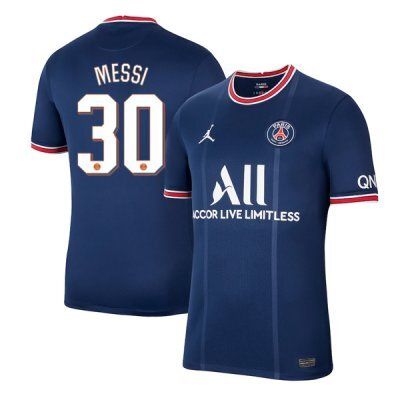 PSG Home Messi #30 Champion League Jersey 21-22