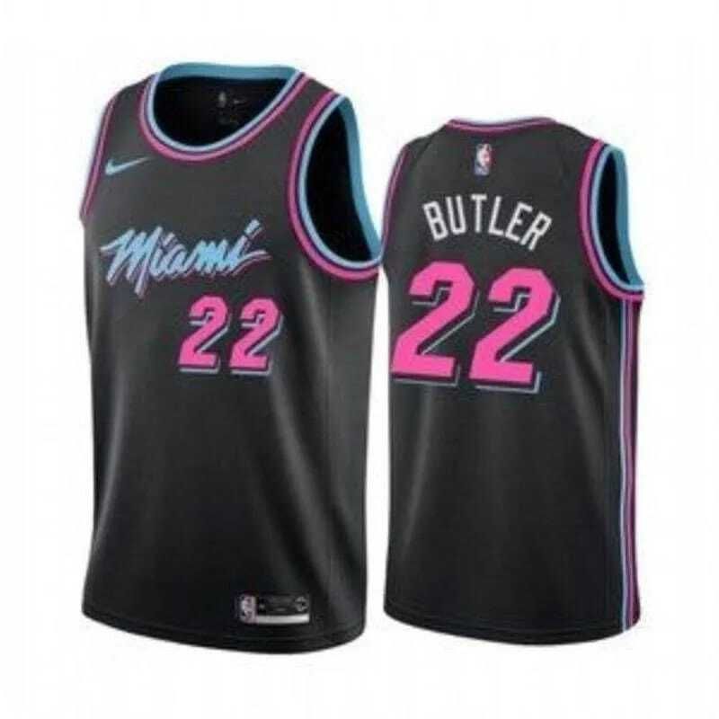 Miami Heat Jimmy Butler Black Vice Jersey