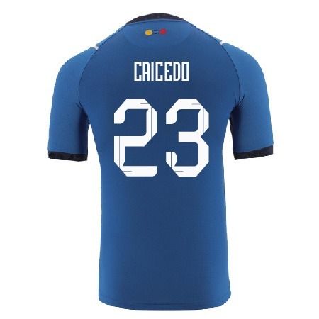 23-24 Ecuador Away Moisés Caicedo 23 Jersey