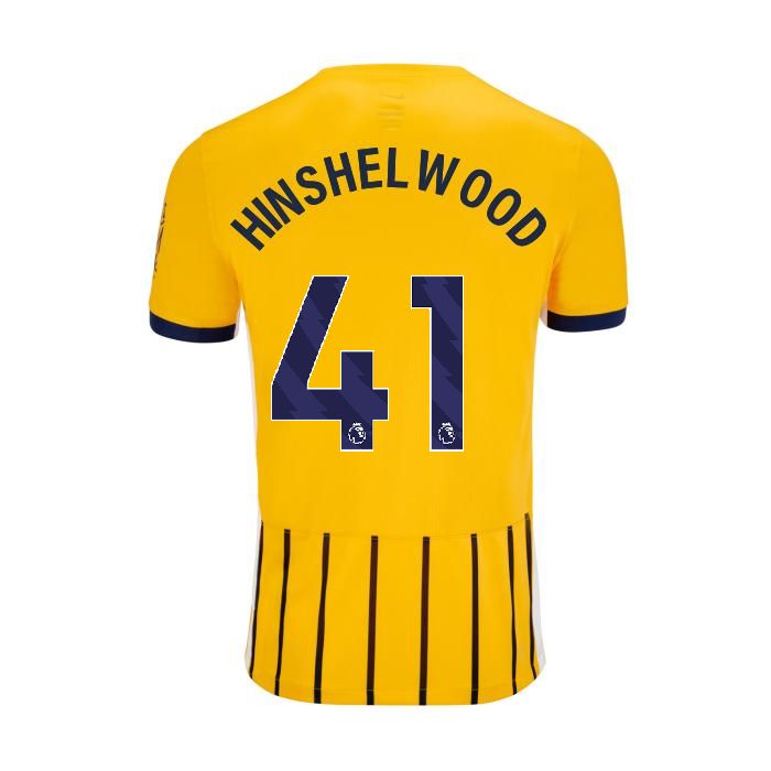 24-25 Brighton & Hove Albion HINSHELWOOD 41 Away Jersey