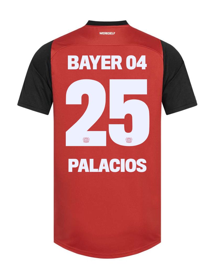 24-25 Bayer Leverkusen Palacios 25 Home Soccer Jersey