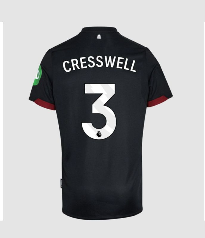 24-25 West Ham United Away CRESSWELL 3 Jersey