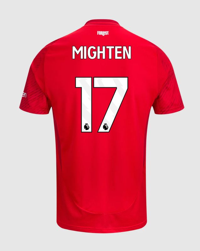 24-25 Nottingham Forest Home Mighten 17 Jersey