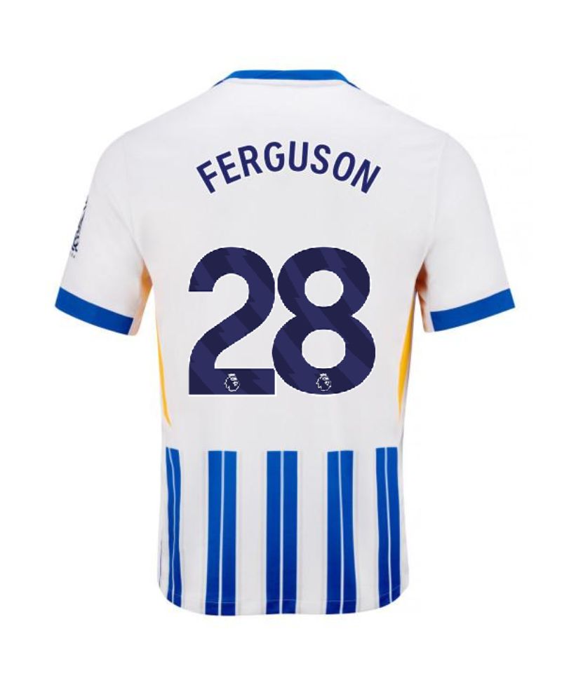 24-25 Brighton & Hove Albion FERGUSON 28 Home Jersey