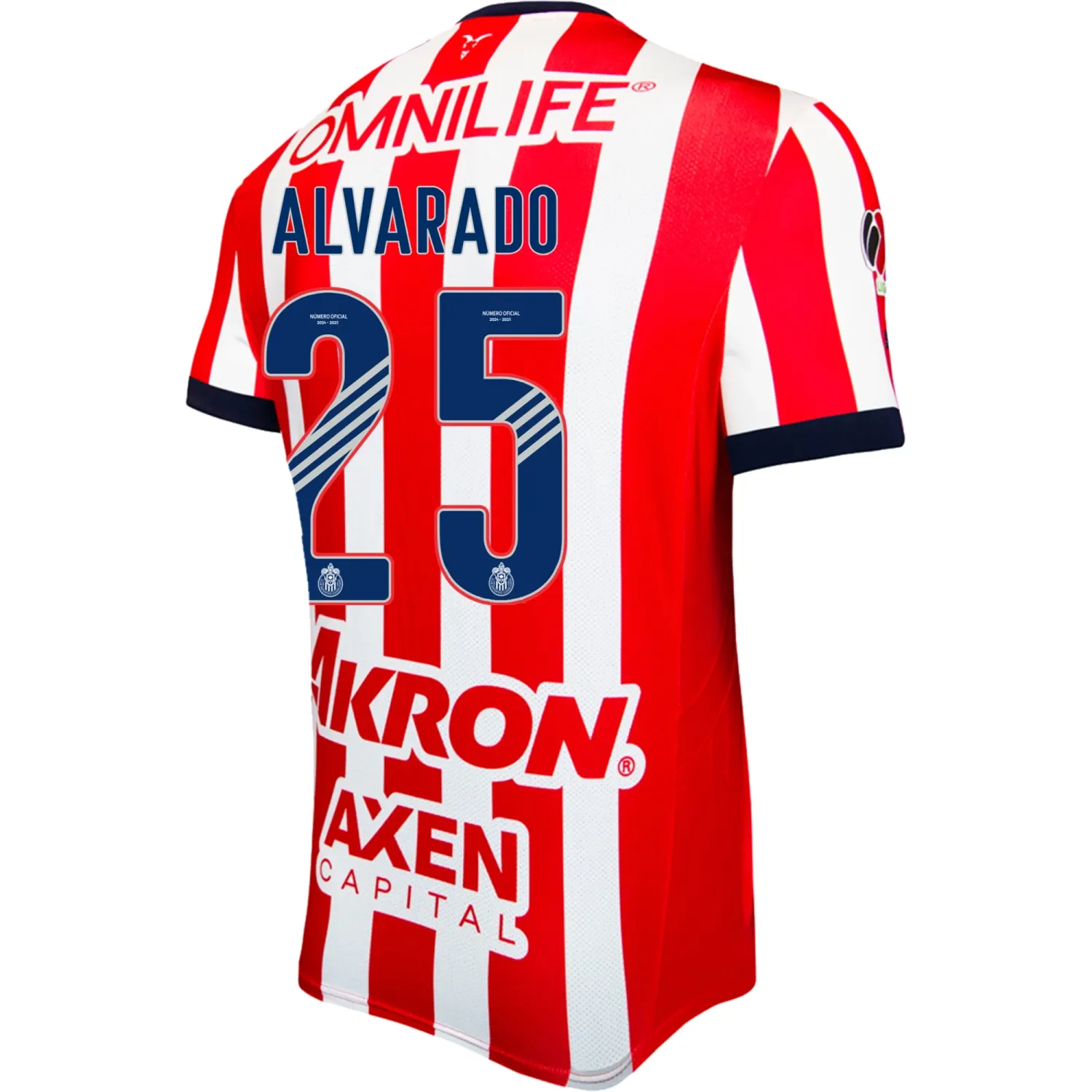 24-25 Chivas Alvarado 25 Home Jersey (Player Version)