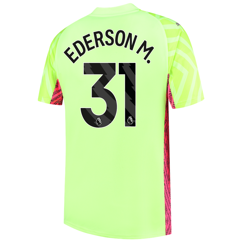 Manchester City Ederson #31 Goalkeeper Jersey Fluorescent Green 2023/2024