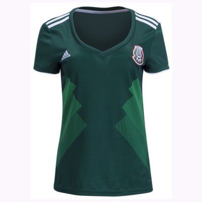 Adidas Mexico Official Women's Home  Jersey Shirt 2018