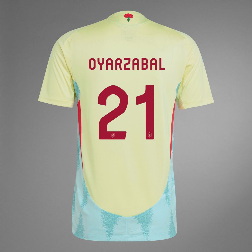 2024 Spain OYARZABAL 21 Away Jersey (Player Version)