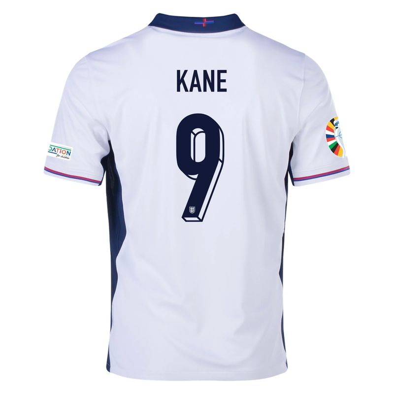 England Euro's  2024 HARRY KANE # 9 Home Jersey With Patches