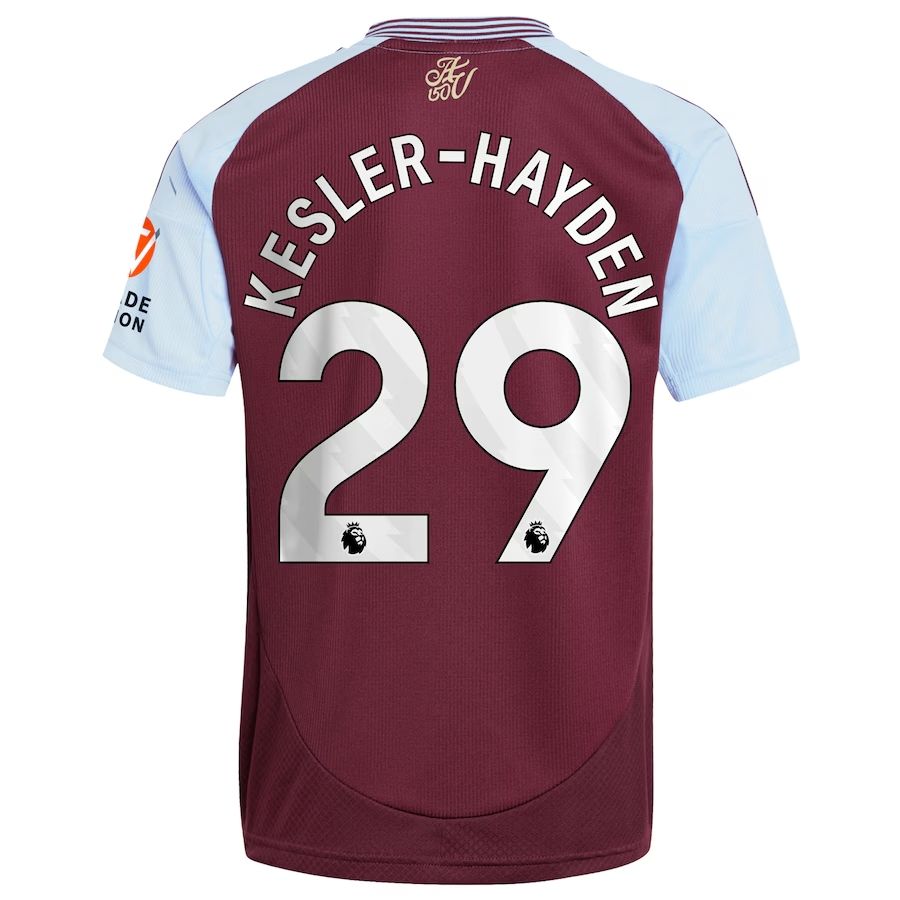 24-25 Aston Villa Home Kesler-Hayden 29 Jersey