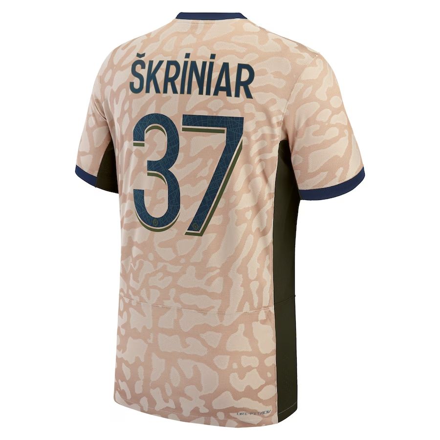 23-24 PSG Jordan Škriniar 37 Fourth Jersey (Player Version)